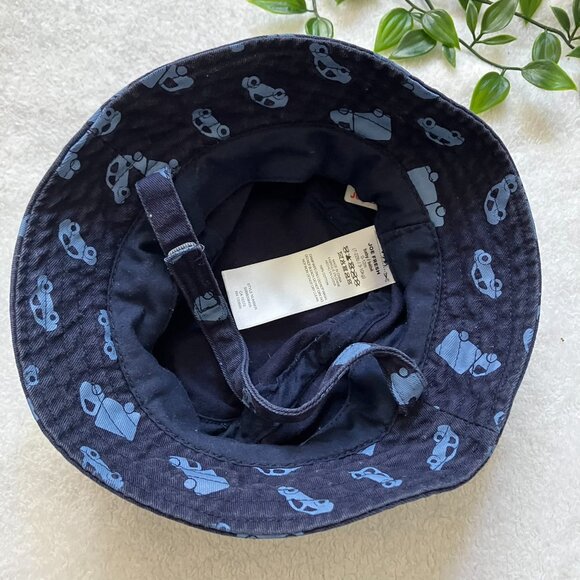 Joe Fresh Baby Sunhat 0-12M | Navy Vehicle Print EUC - Picture 7 of 8